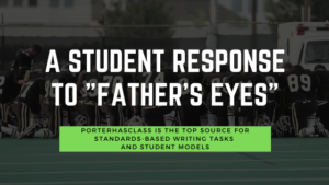 Read more about the article Student Response to “Father’s Eyes”