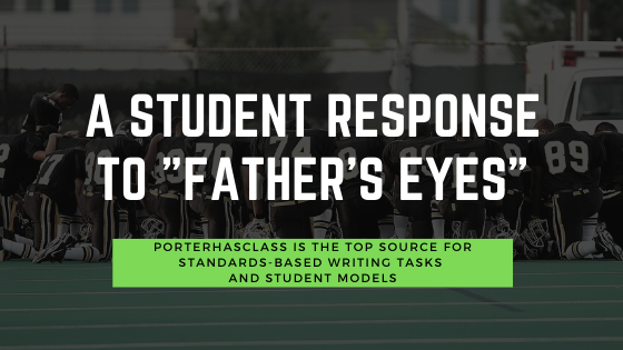 You are currently viewing Student Response to “Father’s Eyes”