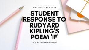 Read more about the article Student Response to “If”